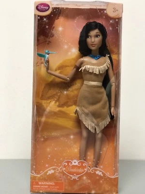 Disney Store Classic Princess Doll - Pocahontas with Flit the Hummingbird - NEW - Image 1 of 2