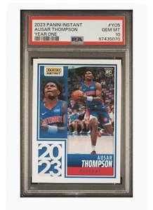 2023 Panini Instant Ausar Thompson Year One Pistons PSA 10 Pop 1 - Bild 1 von 2