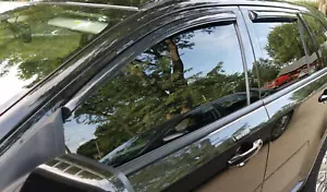 AVS Smoke Rain Guards Vent Visors In-Channel for 07-2014 Ford Edge & Lincoln MKX - Picture 1 of 5
