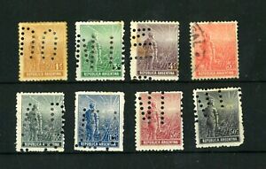 ARGENTINA 1912/3 STAMP     HIGH VALUES    VF used  (753) 