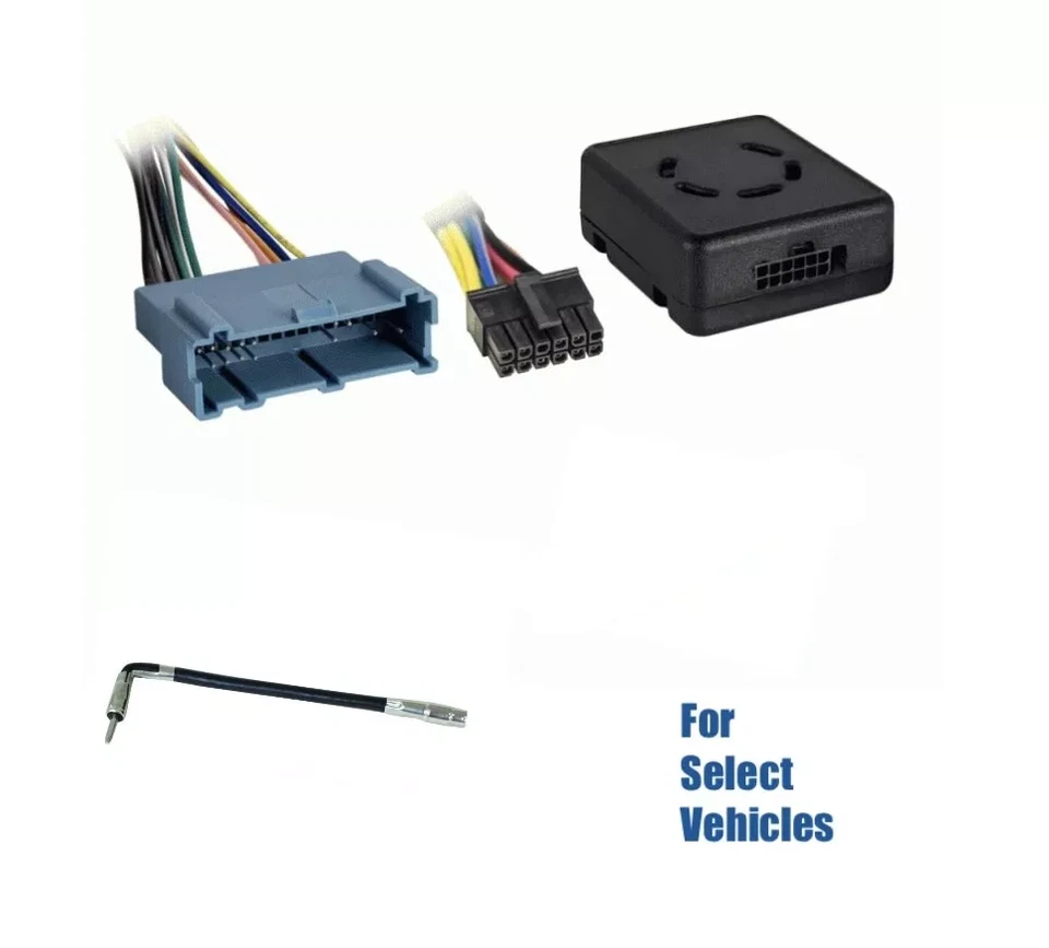 Kit combinado de arnés de cables estéreo de auto timbres/ACC/Databus para Cadillac seleccionado Foto 1 de 1