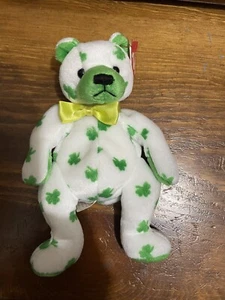 Ty Beanie Baby Kleebär - neu mit Etikett, irisch - Bild 1 von 5
