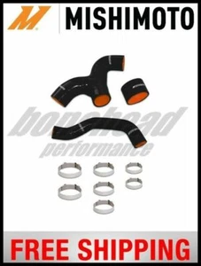 Mishimoto Black Silicone Intercooler Hoses for 2002-2005 Subaru WRX 2.0L Turbo - Picture 1 of 5