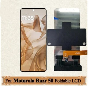 For Motorola Razr 50 LCD Display Screen Touch Panel Digitizer Replacement Black - Picture 1 of 2