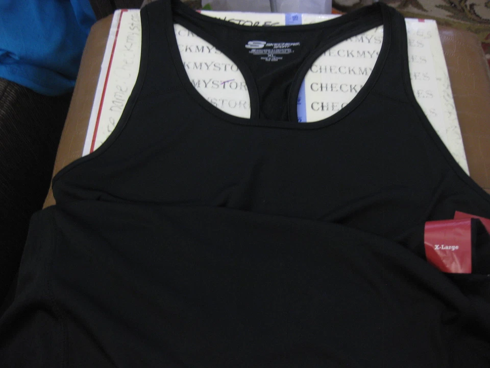 NUEVO CON ETIQUETAS SW-0713 Skechers ropa deportiva sin mangas sin mangas Foto 1 de 1