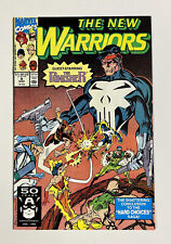 New Warriors #9 Punisher Marvel Comics 1991 VF/NM