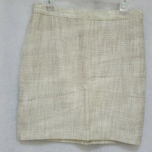 Banana Republic Womens Skirt Size 14 Brown Beige Cream NEW - Picture 1 of 12