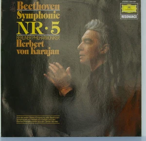 BEETHOVEN SYMPHONIE NR. 5 BERLINER PHILHARMONIKER HERBERT VON KARAJAN 12" LP d18 - Bild 1 von 1