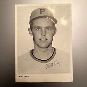 MILT MAY AUTOGRAPHED SIGNED AUTO Photo 4x6”