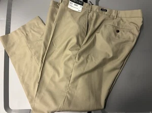 Joseph & Feiss Mens Dress Pants Size 52x32 NWT Polyester Wool Blend Flat Front - Picture 1 of 4