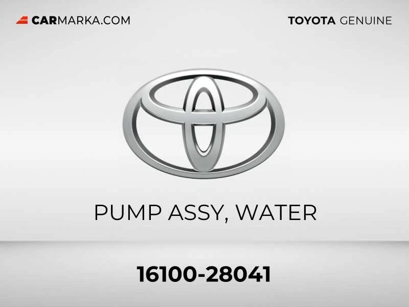 Bomba de agua 16100-28041 GENUINA Toyota Camry 2002-2011 motor 4 cilindros 2,0 L/2,4 L Foto 1 de 1