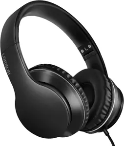 X6 Over-Ear Headphones with Microphone, Lightweight Foldable & Portable Stereo B - Picture 1 of 12