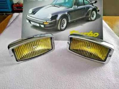 Желтые хромированные галогенные противотуманные фары Hella 139 для Porsche 911 Lamborghini Islero - Изображение 1 из 4