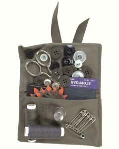 Vintage German Army Sewing Kit Housewife Field Uniform Repair Kit Thread Buttons