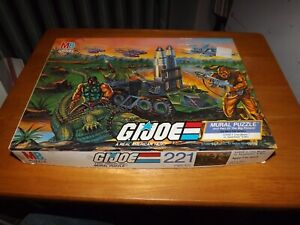 FIVE G.I.JOE VINTAGE MURAL PUZZLE BOXES, NO PUZZLES VG TO GREAT CONDITION