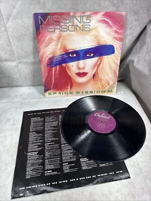 Missing Persons Spring Session M Vinyl Record Album LP 1982 Promotional B 461479 - Image 1 of 4