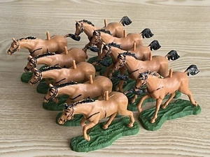Vintage, Britains Swoppet ACW Pferde X 10 - Bild 1 von 9