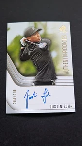 2021 SP Authentic Golf Authentic Rookies Auto Justin Suh RC 284/799 READ - Picture 1 of 4