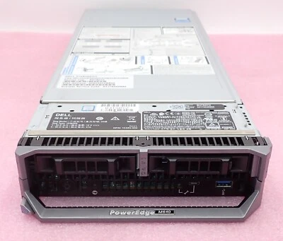 Dell PowerEdge M640 2x Scalable CPU 16-DIMM 2x NVMe/SATA Bay CTO Blade Server - Image 1 of 4