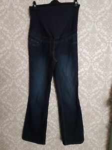 Next Maternity Jeans Size 12 Blue Denim Very Good Condition