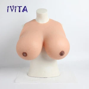 IVITA KK Cup Large Boobs Silikonbrüste Fake Boobs Transgender Crossdresser Use - Picture 1 of 12