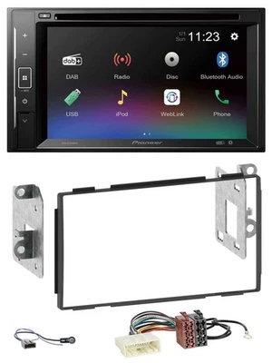 Pioneer Bluetooth MP3 USB 2DIN DAB DVD Autoradio für Nissan Qashqai 2007-2013 - Bild 1 von 4
