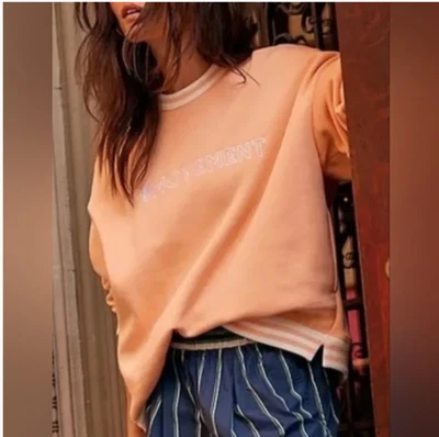 Sudadera Pullover Free People Movement Nueva con Etiquetas All Star Collegiatte Logo Talla L Foto 1 de 4