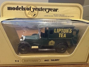 Matchbox Models of Yesteryear - Y-5 1927 Talbot - Lipton's Tea - Boxed VGC - Picture 1 of 3