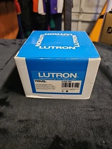 Lutron N-600-WH, Nova Single Pole Dimmer, White, NIB - Picture 1 of 10