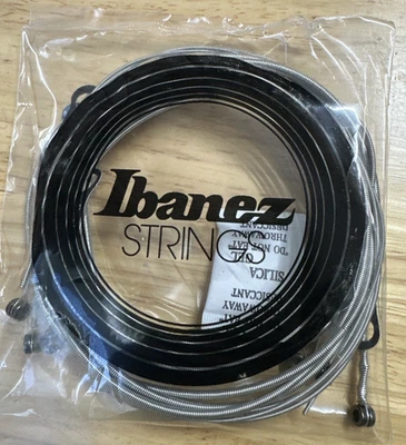 Ibanez, 6 Nickel Bass Guitar Strings-Light Top Medium Bottom, Silver, (IEBS6C) - Image 1 of 4