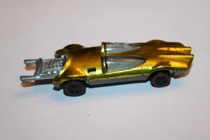 Vtg 1969 Hot Wheels Redline Swingin' Wing Gold Mattel Original - missing wing - Picture 1 of 7