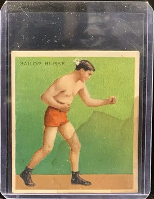 1910 ATC Champions Tobacco T218 Hassan Back Sailor Burke (BOXING) - Image 1 of 3
