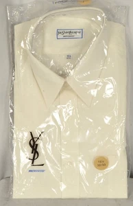 Yves St Laurent Menswear Men's Vintage NEW OLD STOCK Dress Shirt 15 32/33 - Picture 1 of 3
