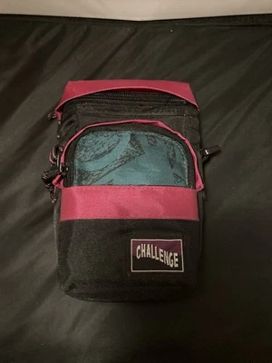 Vintage Challenge by Hama 90’s Camera Bag Teal Pink Black Travel - Image 1 of 4