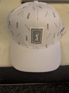 SOMBRERO DE GOLF PGA TOUR - Serie Pro - Ajustable - Absorbe la humedad - Blanco - ¡Estiloso! - Imagen 1 de 2