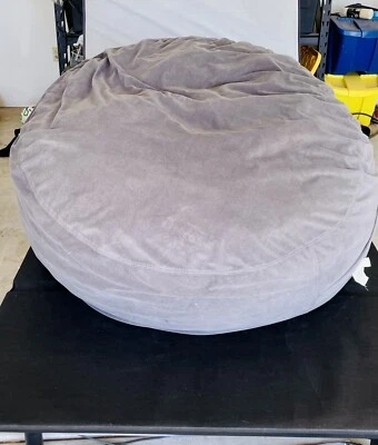 Saco frio AMZ-5SK-MS03 5' espuma com memória saco de feijão cadeira - Cinza, (AMZ-5SK-MS03) - Imagem 1 de 2