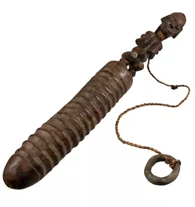 Guiro Antropomorfo Africano 53Cm - Strumento In Legno Camerun # 371 - Bild 1 von 7