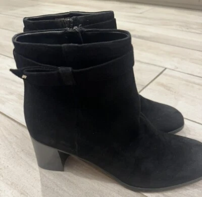 Kate Spade New York Madeline ремень ботинок размер 9,5 новый! Замшевая лодыжка - Изображение 1 из 4