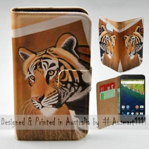 For Google Pixel Series Tiger Safari Theme Print Wallet Mobile Phone Case Cover - Picture 1 of 3