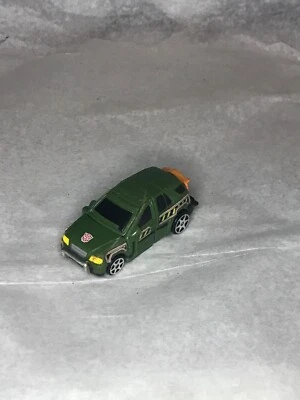 2001 TAKARA TRANSFORMERS ROBOTS IN DISGUISE X-BRAWN 1:64 3” Action Figure Green - Image 1 of 3