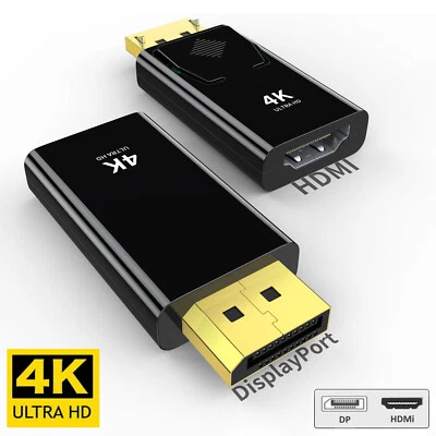 Display Port to HDMI Displayport DP HDMI Cable Adapter Video cord HDTV PC 4K30HZ - Image 1 of 4