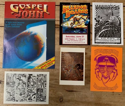 RICK GRIFFIN: COLECCIÓN #3-VARIEDAD DE 6 EXCELENTES CLÁSICOS DE REVISTA/TARJETA/FLYER Foto 1 de 4