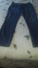 St Johns Bay Jeans Womens 18W Blue Denim Cotton Stretch Boot Cut Button Zip Mid