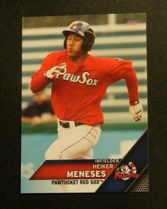 2017 Choice, Pawtucket Red Sox - HEIKER MENESES - Venezuela