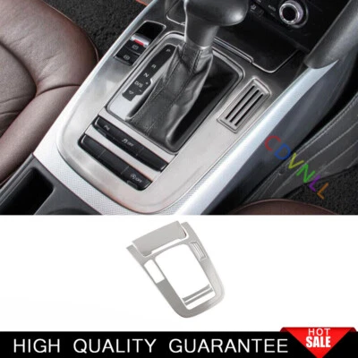 For Audi Q5 2009-2017 Silver Steels Central Console Gear Shift Panel Trim 1PCS - Image 1 of 4