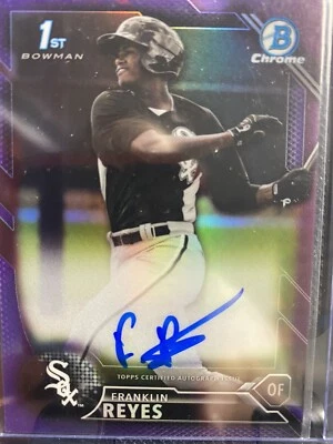 2016 Topps Chrome Franklin Reyes #BCAP-FR (143/250) AU - Image 1 of 2