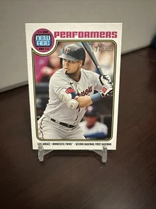 2023 Topps Heritage New Age Performers Luis Arraez #NA-20 Minnesota Twins - Picture 1 of 2