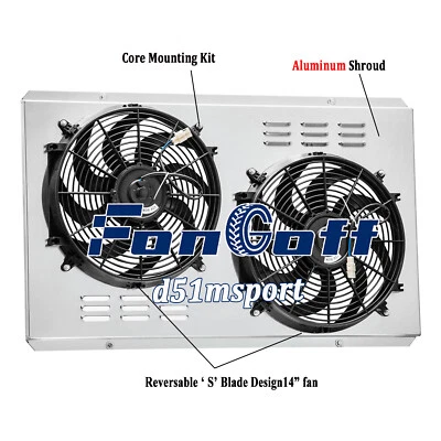 Aluminum Shroud+Fan FOR 1992-1993 Chevy GMC C/K 2500 3500 6.5L AT - Изображение 1 из 4