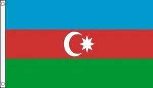 AZERBAIJAN FLAG 5' x 3' Azerbaijani Country Azərbaycan National Flags - Picture 1 of 1