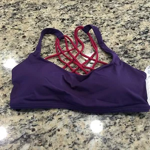 NWT lululemon Free To Be Bra Wild Going Grape/Bumble Berry 2 - Picture 1 of 3